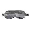 Soft Strokes Silk Pure Mulberry Silk Eye Mask Set Of Two In Grey In Grey