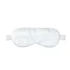 Soft Strokes Silk Pure Mulberry Silk Eye Mask Set Of Two In White In White