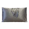 Soft Strokes Silk Pure Mulberry Silk Pillowcase - King Size - Grey In Grey