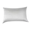 Soft Strokes Silk Pure Mulberry Silk Pillowcase - Standard - Silver Grey In Silver