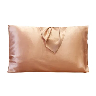 Soft Strokes Silk Pure Mulberry Silk Pillowcase - Queen Size - Rose Gold