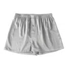 Soft Strokes Silk Silver Grey Pure Mulberry Silk Men's Boxers In Silver