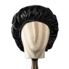 Soft Strokes Silk Women's Black Pure Mulberry Silk Double Layer Bonnet Dark Night
