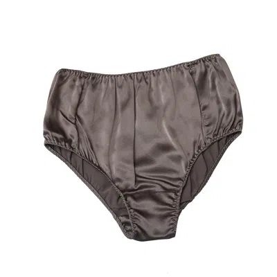 Soft Strokes Silk Women's Brown Pure Mulberry Silk French Cut Panties