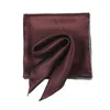 Soft Strokes Silk Women's Brown Pure Silk Scarf Olive Tree Solid Colour Collection Olive Purple Small In Brown