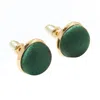 Soft Strokes Silk Women's Green Pure Silk Brocade Earrings