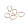 Soft Strokes Silk Women's Neutrals Pure Mulberry Silk Skinny Scrunchie Set Of Five In Beige In Beige/purple