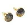 Soft Strokes Silk Women's Neutrals Pure Silk Brocade Earrings
