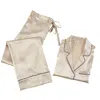 Soft Strokes Silk Women's Neutrals Pure Silk Unisex Long Sleeve Pyjama Set Beige In Beige