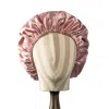 Soft Strokes Silk Women's Pure Mulberry Silk Dusty Rose Hair Bonnet