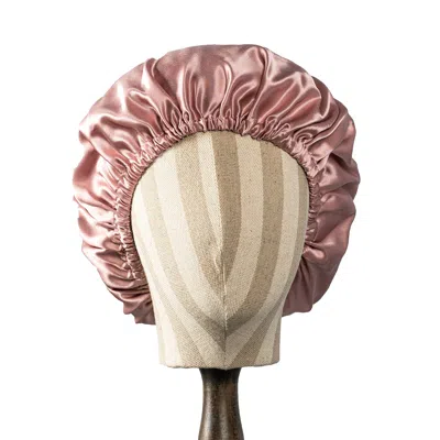 Soft Strokes Silk Women's Pure Mulberry Silk Dusty Rose Hair Bonnet