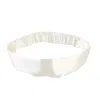 Soft Strokes Silk Women's Pure Mulberry Silk Flat Headband - Set Of Two - White In White