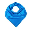Soft Strokes Silk Women's Pure Silk Scarf Glacier Solid Colour Collection Sky Blue Small In Blue