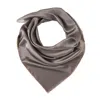 Soft Strokes Silk Women's Pure Silk Scarf Sand Beach Solid Colour Collection Grey Sand Large In Gray