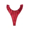 Soft Strokes Silk Women's Red Pure Mulberry Silk T-string Pantie In Red