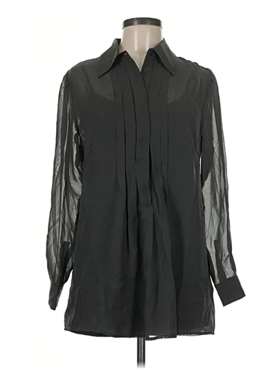 Pre-owned Soft Surroundings 3/4 Sleeve Blouse In Black