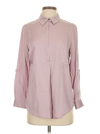 Pre-owned Soft Surroundings 3/4 Sleeve Blouse In Pink
