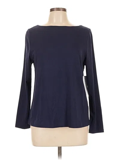 Soft Surroundings 3/4 Sleeve T-shirt In Blue