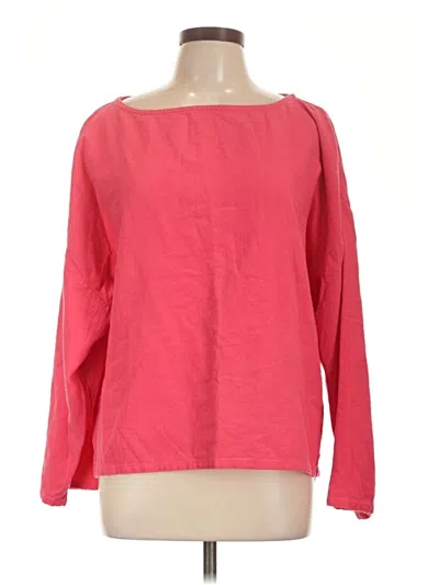 Pre-owned Soft Surroundings 3/4 Sleeve T-shirt In Pink