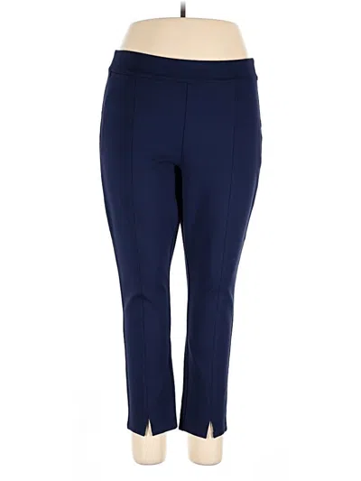 Pre-owned Soft Surroundings Active Pants In Blue