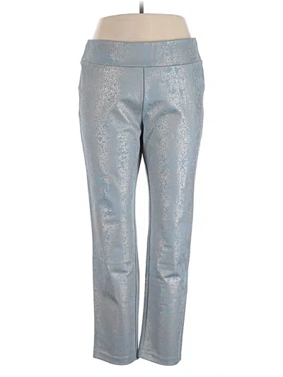 Pre-owned Soft Surroundings Active Pants In Silver