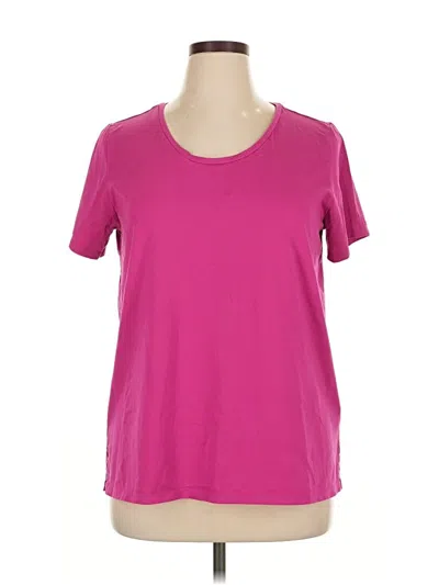 Pre-owned Soft Surroundings Active T-shirt In Pink