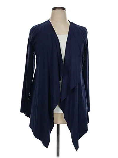 Pre-owned Soft Surroundings Blazer Jacket In Blue