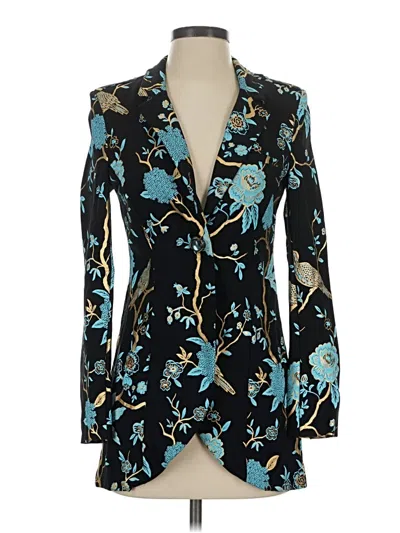 Pre-owned Soft Surroundings Blazer Jacket In Blue