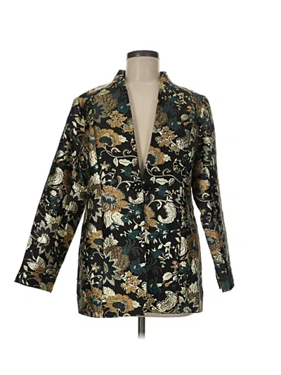 Pre-owned Soft Surroundings Blazer Jacket In Gold