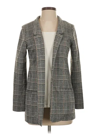 Pre-owned Soft Surroundings Blazer Jacket In Gray