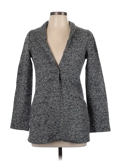 Pre-owned Soft Surroundings Blazer Jacket In Gray