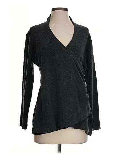 Pre-owned Soft Surroundings Cardigan Sweater In Black
