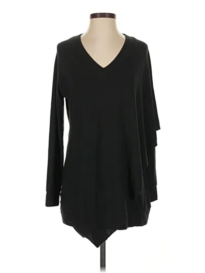 Pre-owned Soft Surroundings Cardigan Sweater In Black