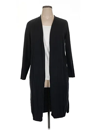 Pre-owned Soft Surroundings Cardigan Sweater In Black
