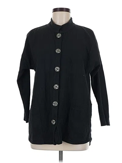 Pre-owned Soft Surroundings Cardigan Sweater In Black