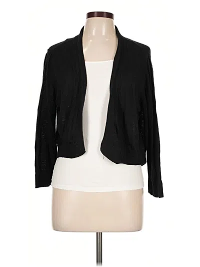 Pre-owned Soft Surroundings Cardigan Sweater In Black