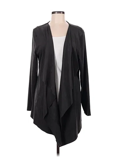 Pre-owned Soft Surroundings Cardigan Sweater In Black