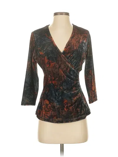 Pre-owned Soft Surroundings Cardigan Sweater In Blue