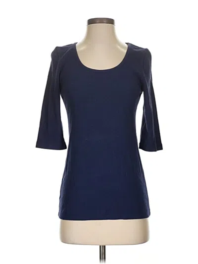 Pre-owned Soft Surroundings Cardigan Sweater In Blue