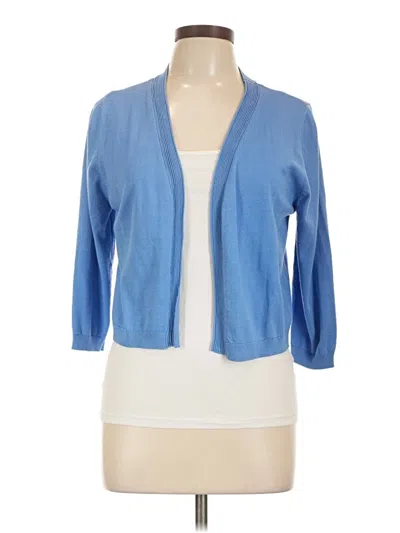 Soft Surroundings Cardigan Sweater In Blue