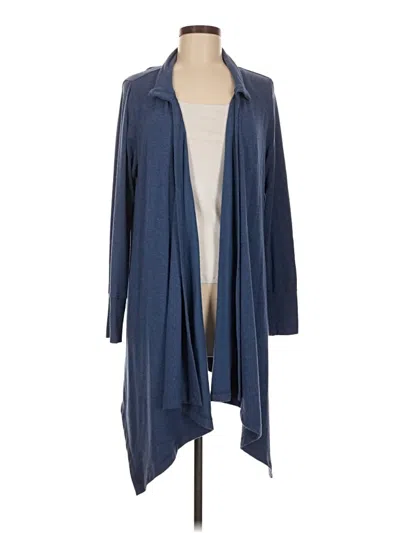 Pre-owned Soft Surroundings Cardigan Sweater In Blue