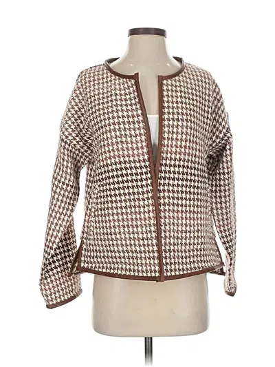 Pre-owned Soft Surroundings Cardigan Sweater In Brown