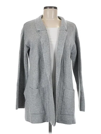 Pre-owned Soft Surroundings Cardigan Sweater In Gray