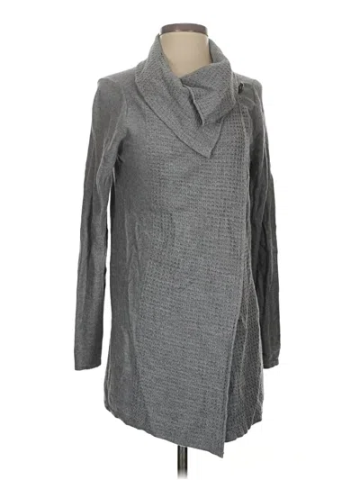 Pre-owned Soft Surroundings Cardigan Sweater In Gray