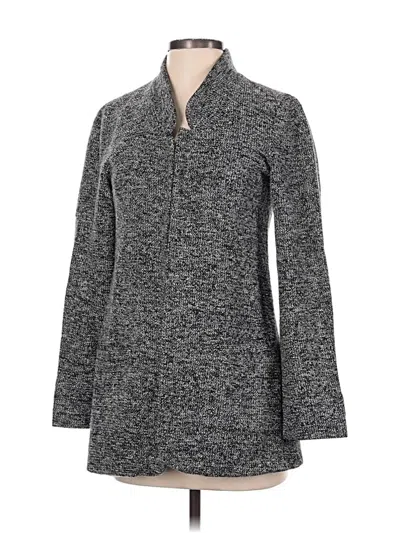 Pre-owned Soft Surroundings Cardigan Sweater In Gray