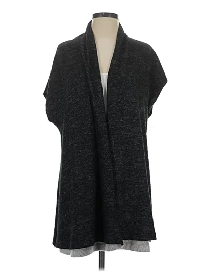 Pre-owned Soft Surroundings Cardigan Sweater In Gray