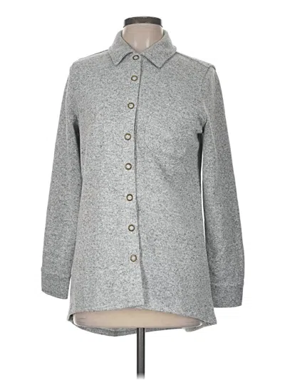 Pre-owned Soft Surroundings Cardigan Sweater In Gray
