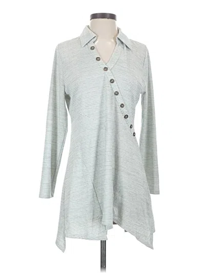 Pre-owned Soft Surroundings Cardigan Sweater In Green
