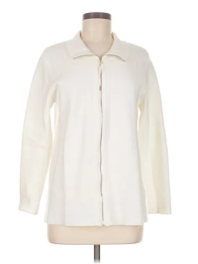 Pre-owned Soft Surroundings Cardigan Sweater In Ivory
