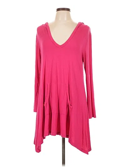 Pre-owned Soft Surroundings Cardigan Sweater In Pink